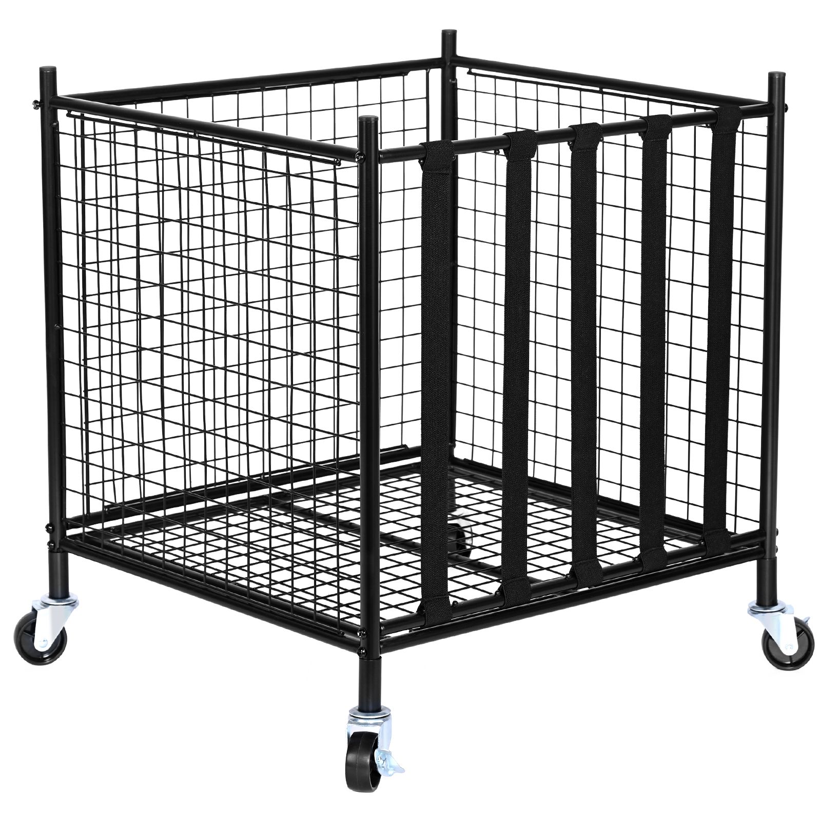 Sports Equipment Cart - 롤링 스포츠 공 보관 카트, 탄성