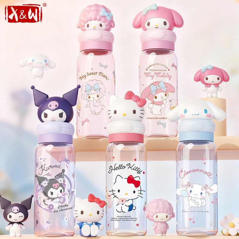 X Sports Equipment - X&W 산리오 550ml 만화 마이멜로디 컵
