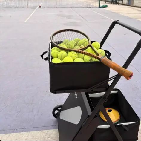 Sports Equipment Cart - 휴대용 테니스 공 수거기 접이식 볼