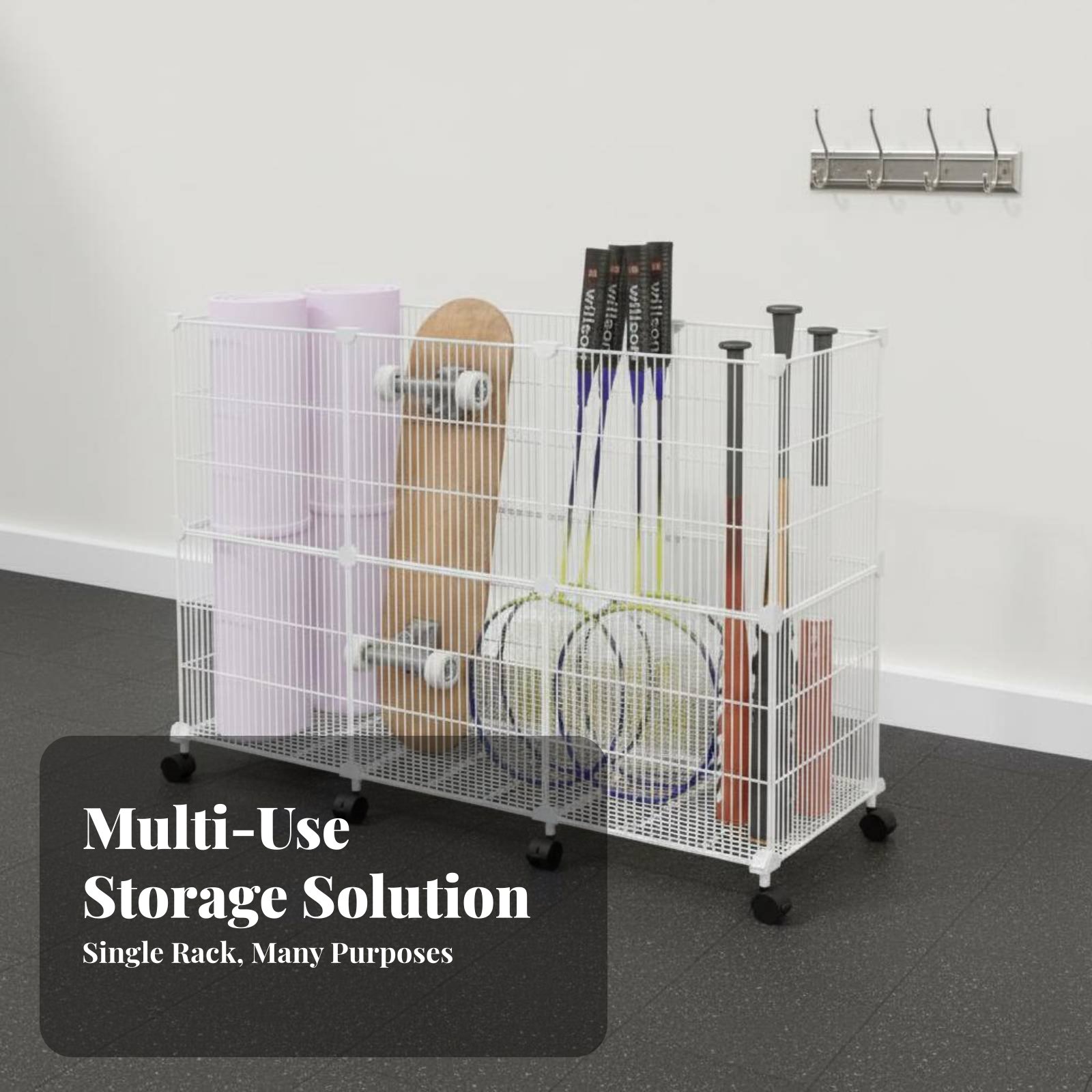 Sports Equipment Cart - 스포츠 장비 보관 카트, 견고한 스포츠