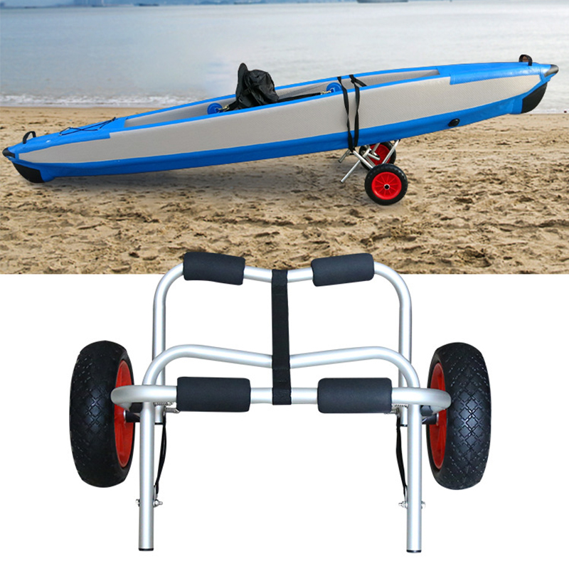 Sports Equipment Cart - 휴대용 접이식 카약 트롤리, 탈부착식 바퀴가