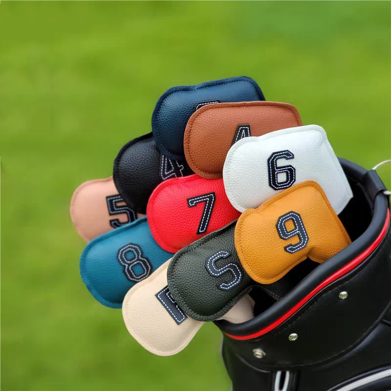 X Sports Equipment - 10pcs 골프 아이언 헤드커버 4-9,P,A,S,X, 클럽