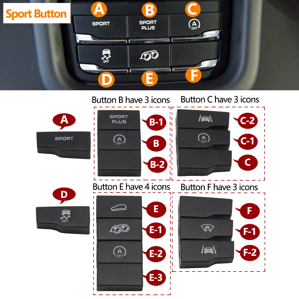 자동차 센터 콘솔 드라이브 모드 견인 제어 포르쉐 카이 - Sports Equipment Repair 리뷰 및 가격