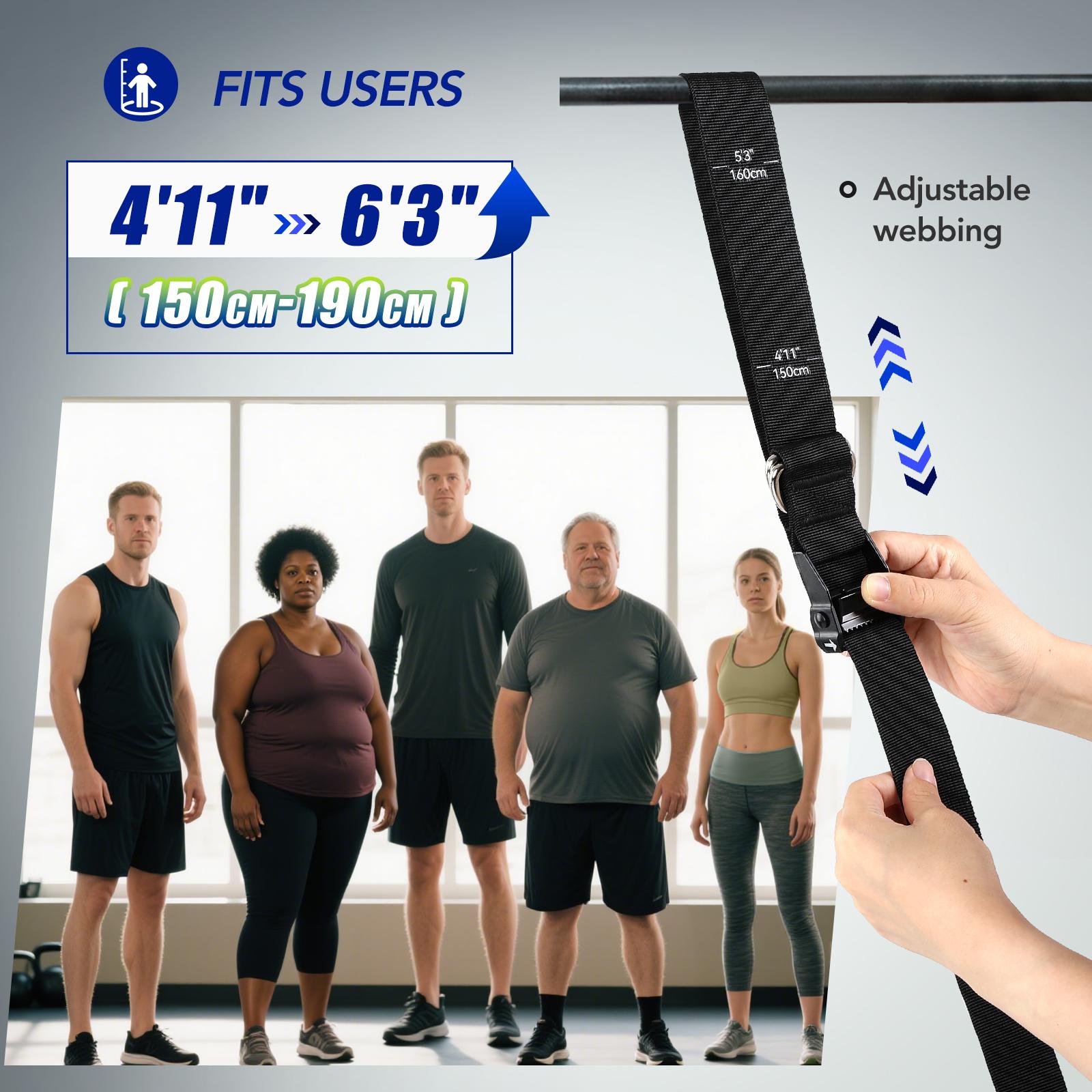 헤비 듀티 풀업 어시스트 밴드 세트 4x80lbs 조절 - Sports Equipment Nearby 리뷰 및 가격