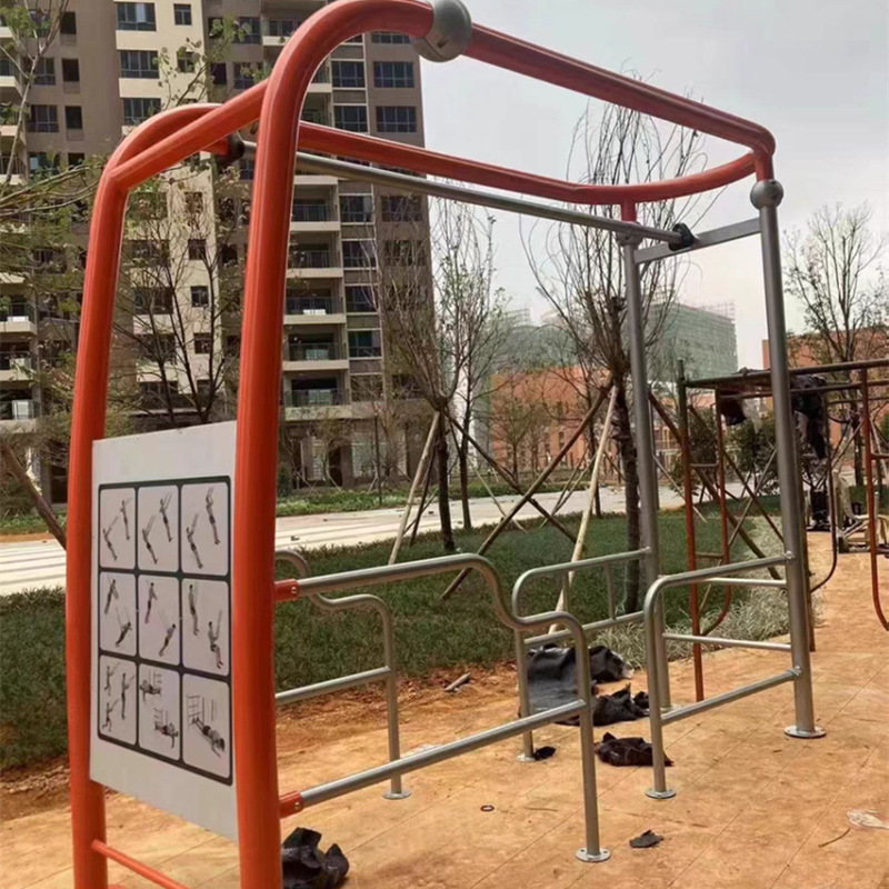 야외 피트니스 장비 시설 조합   커뮤니티 공원   커 - Sports Equipment And Facilities 리뷰 및 가격