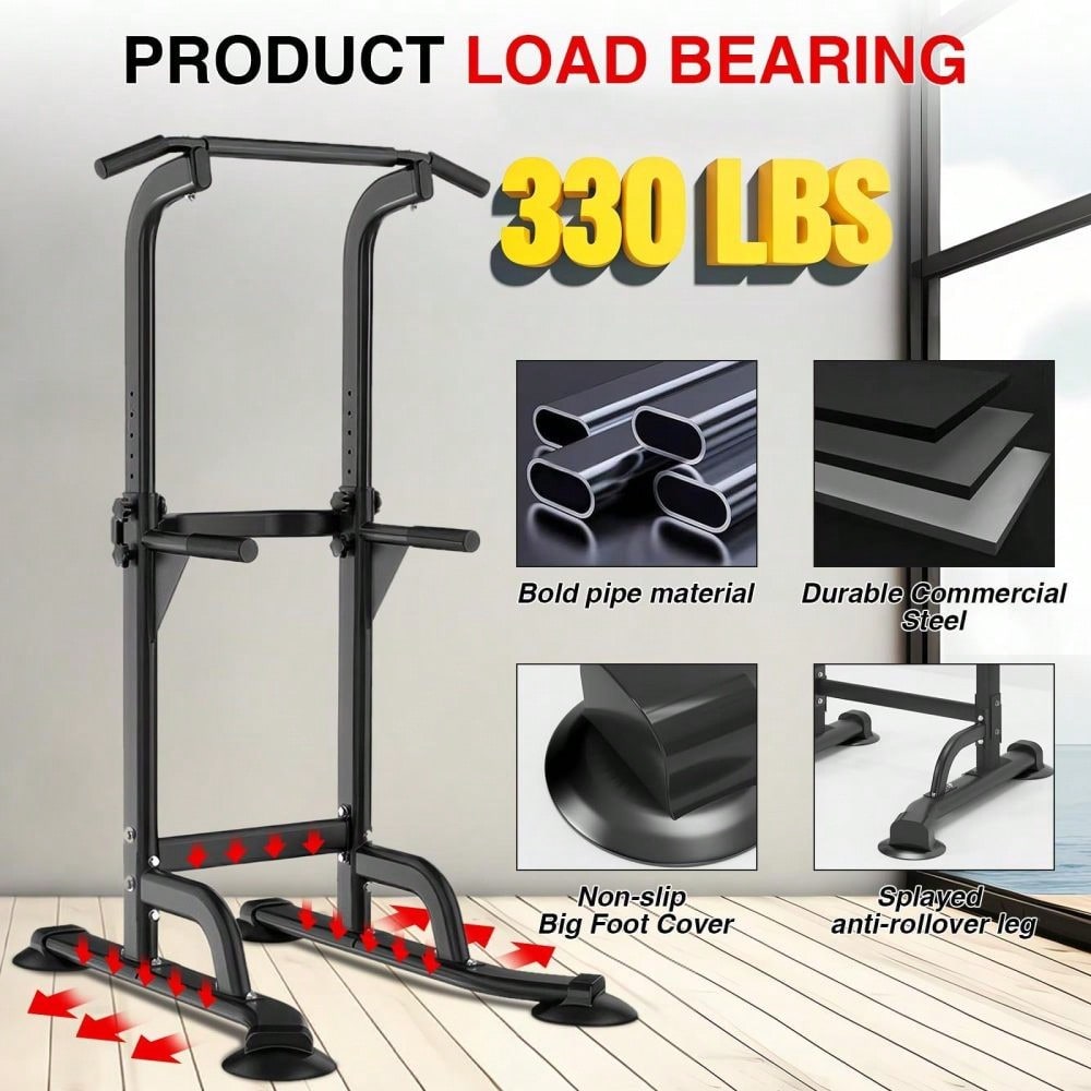 가더스 파워 타워 딥 스테이션, 조절 가능한 풀업 바  - Sports Equipment Nearby 리뷰 및 가격