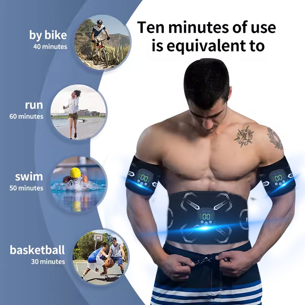 EMS 근육 자극기 복부 트레이너 복근 토너 팔 배 다 - Sports Equipment Nearby 리뷰 및 가격