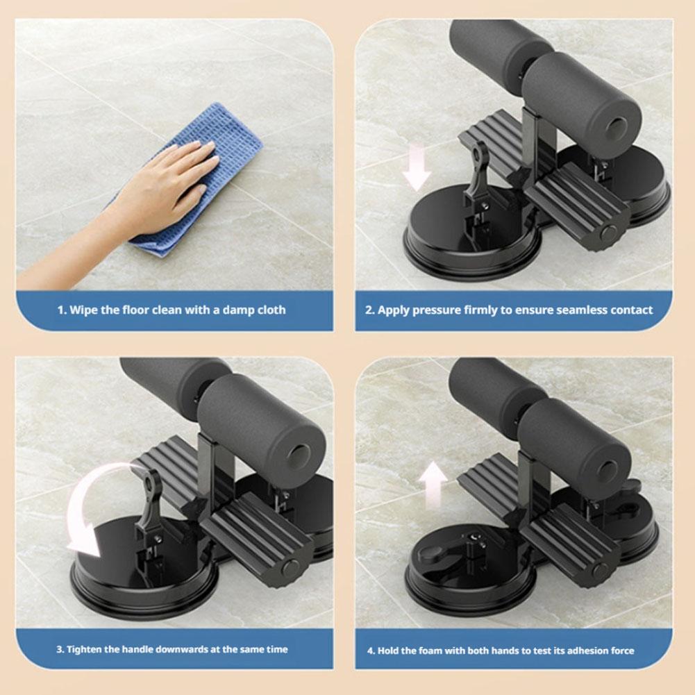이중 흡착판 싯업 보조기구, 풀 로프 포함 복근 운동  - Sports Equipment Nearby 리뷰 및 가격