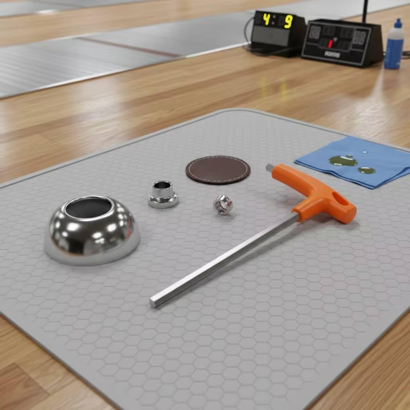 가죽 그립이 있는 컴팩트 펜싱 장비 갭 게이지 도구,  - Sports Equipment Repair 리뷰 및 가격
